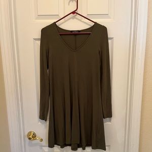 Dark green Express dress